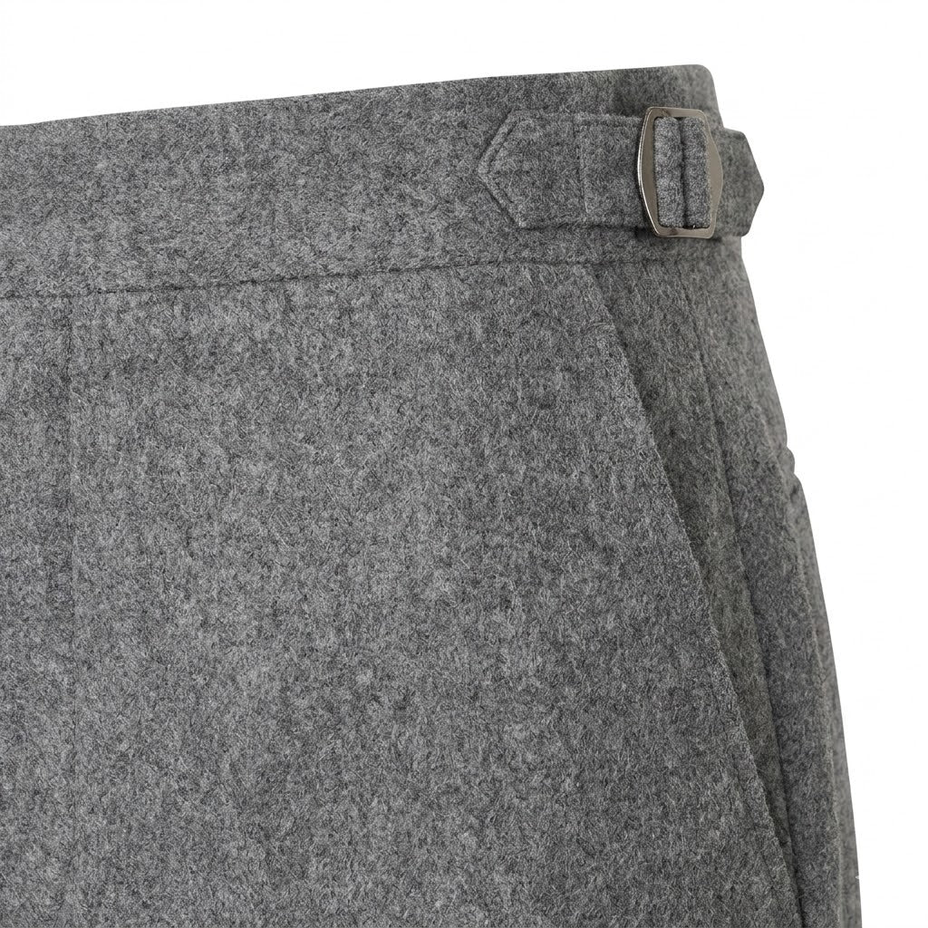 Executive Grey Flannel Trousers