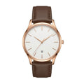 Minimalist Rose Gold & Leather Watch